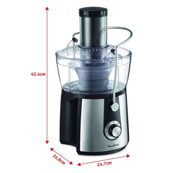 Centrifugeuse MOULINEX Juice Express 800W - Noir & Inox (JU550D10) Centrifugeuse MOULINEX Juice Express 800W - Noir & Inox (JU550D10)